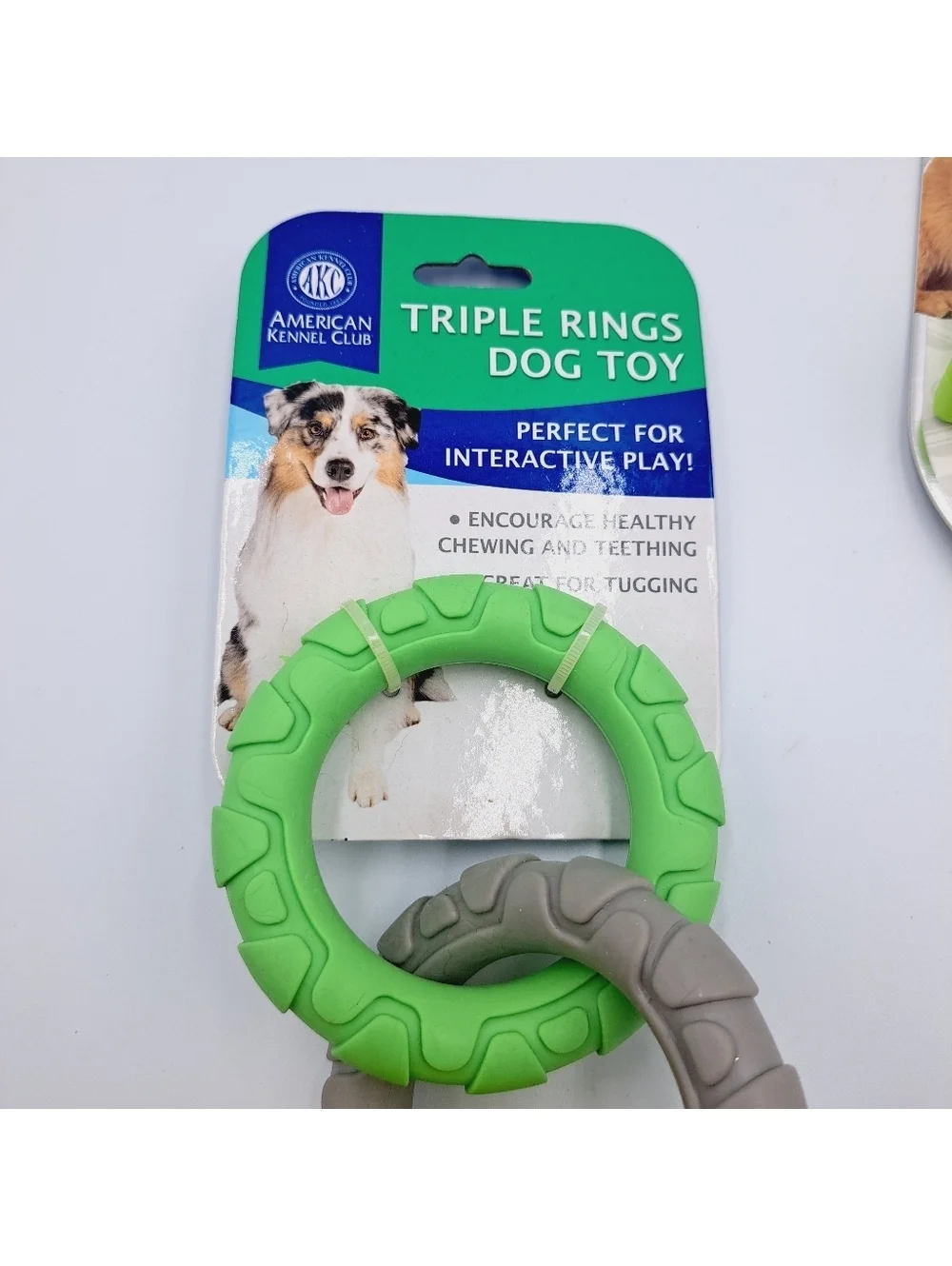 American Kennel Club 3 Piece Dog Puppy Chew Teething Toy Set Small Pet Training